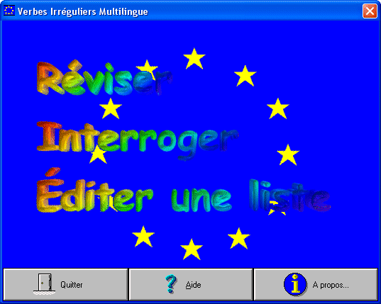 Image Verbes Irréguliers Multilingues 1.4.1