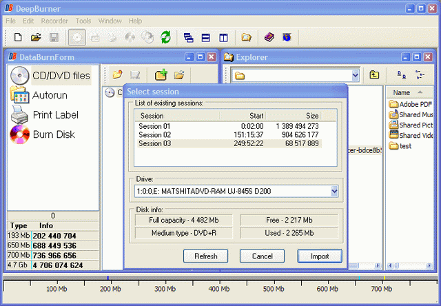 Image DeepBurner Free 1.9.x