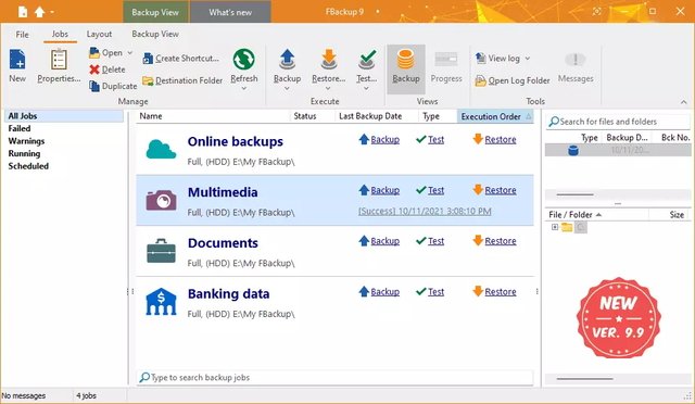 Image FBackup 9.9.x