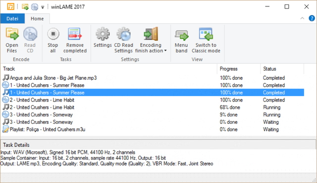 Image WinLAME 2.23.x