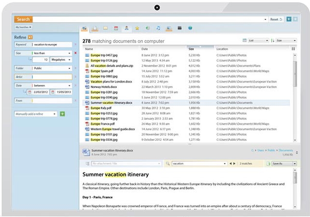 Image Copernic Desktop Search 3.70.x