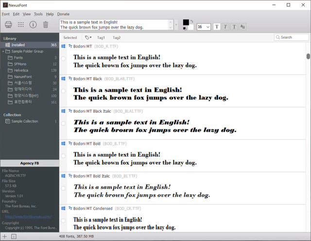 Image NexusFont 2.7.x